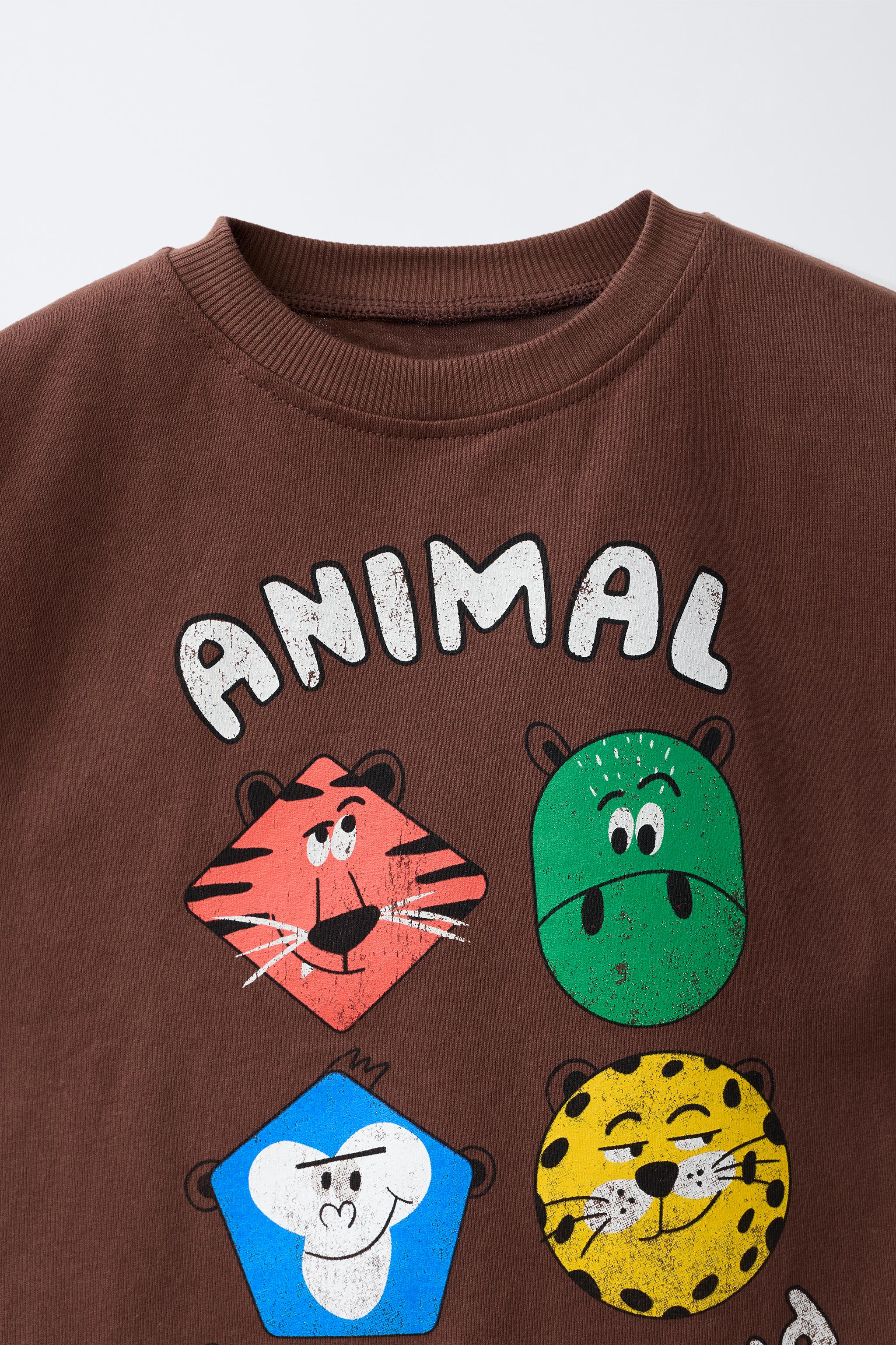 T-SHIRT À IMPRIMÉ ANIMALIER
